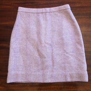 Herringbone Mauve Skirt